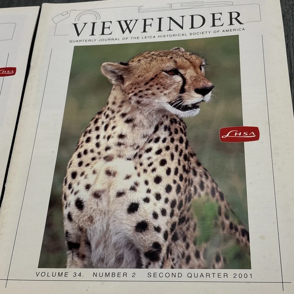 2001 V34 1-4 ~ Viewfinder Leica Quarterly Journals (LHSA) - Rare!